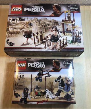 Lego Disney Prince Of Persia The Ostrich Race 7570 7569 Desert Attack
