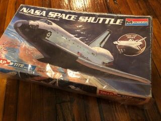 1984 Monogram Nasa Space Shuttle Model Kit Snap Tite Usa