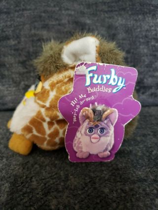 Hug Please 1999 Furby Buddies Plush Bean Bag Toy Tiger Electronics w/Tag 2