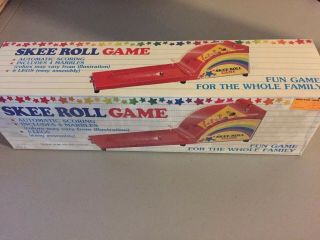 Rare Vintage Skee Roll Game By Helm Toy Skee Ball Toys R Us Price Tag