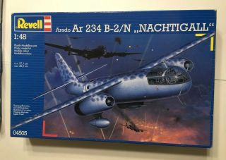Ar 234 B - 2/n - " Nachtigall " - Revell 1/48 Unassembled Aircraft Kit 04505