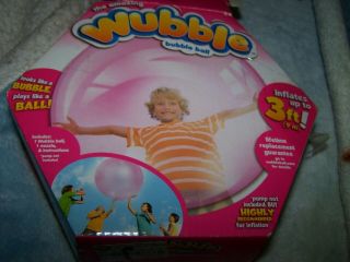 Wubble The Bubble Ball 3 Ft Without Pump W/ Nozzle Pink