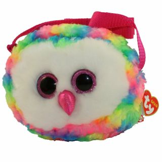 Ty Gear Purse - Owen The Owl (8 Inch) - Mwmts Plush Toy