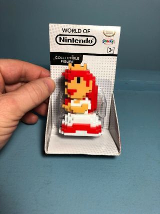 World Of Nintendo 8 - Bit Classic Princess Peach Figure Jakks Pacific Mario