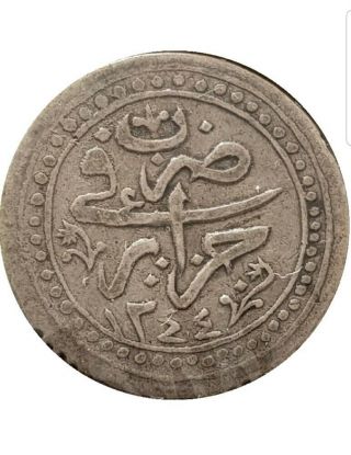 Islamic Ottoman Turkey Algeria Algerie Ah 1244 Silver Coins