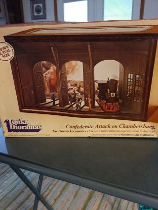 Tonka Dioramas Confederate Attack On Chambersburg,  The Pioneer Locomotive 7017