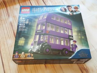 Lego Harry Potter The Knight Bus Set (75957) 6 " X 6 " X 2 "