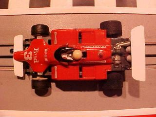 Ho Slot Car Tyco,  Red Budweiser Electrolux Indy Car F1 3 W 440x Chassis.