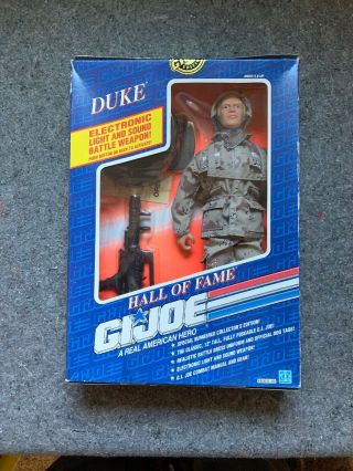 1991 Hasbro Gi Joe Duke 12” Action Figure Collectors Edition Light And Sound Nib