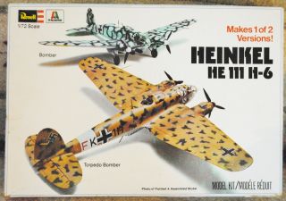 Revell 1:72 Heinkel He 111 H - 6 Plastic Aircraft Model Kit H - 2016