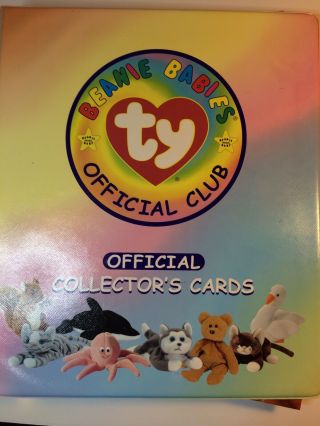 Ty Beanie Babies Collector Cards And Binder 144 Cards