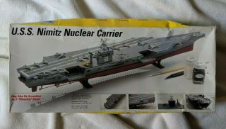 Testors Italeri 893 U.  S.  S.  Nimitz Nuclear Aircraft Carrier 1/720 Model Kit