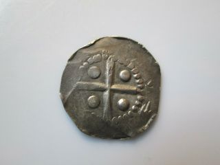 Netherlands 11 century denar,  Deventer,  Heinrich II 1002 - 24 Dbg.  563 2