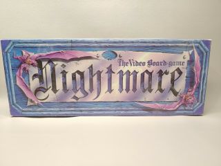 1991 Nightmare Video Board Game Complete Vhs Chieftain