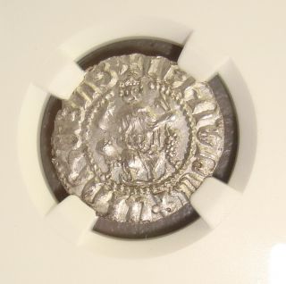 Ad 1198 - 1219 Armenia,  Levon I Medieval Silver Tram Ngc Ms63