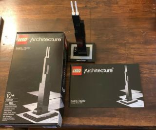 Lego Architecture Sears Tower (21000) : Pre - Owned W/ Box & Instructions