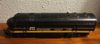 Vintage Ahm Tempo Ho Scale Diesel Engine Locomotive Seaboard Coast Line Scl