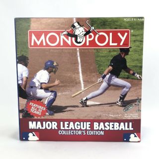 Major League Baseball Monopoly Collectors Edition Mlb Family Board Game Complete
