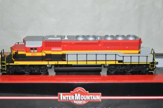 Ho Scale Intermountain Kansas City Southern Emd Sd40 - 2 Locomotive Train Dcc