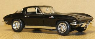 1/18 Ertl American Muscle 1963 Chevrolet Corvette Sting Ray Black