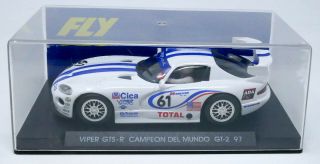 Fly 1/32 Slot Car A5 Dodge Viper Gts - R Campeon Del Mundo Gt - 2 97