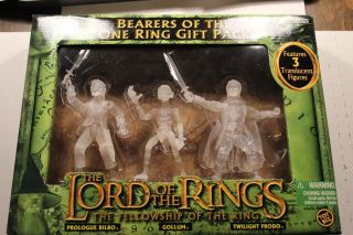 Toybiz Lord Of The Fellowship Of The Ring Prologue Bilbo,  Gollum,  Twilight Frodo