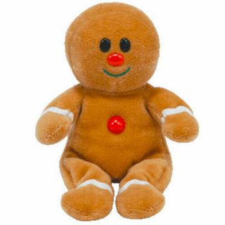 Jingle Beanie Baby Gingerbread Man - - - - No Hang Tag