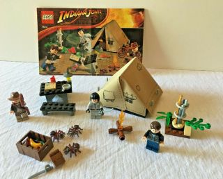 Lego 7624 Indiana Jones Set Jungle Duel 100 Complete 3 Minifigs Instructions