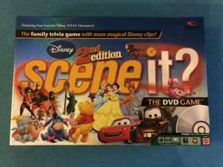 Disney Scene It 2nd Edition Dvd Board Game.  Complete.