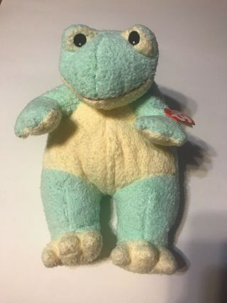 Ty Baby Rattle Plush - Frogbaby With Tag