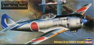 Hasegawa 1:72 Nakajima Ki - 84 Hayate Frank Plastic Model Hobby Kit Sp132 51632u