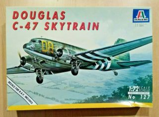 40 - 127 Italeri 1/72nd Scale Douglas C - 47 Skytrain Plastic Model Kit Started