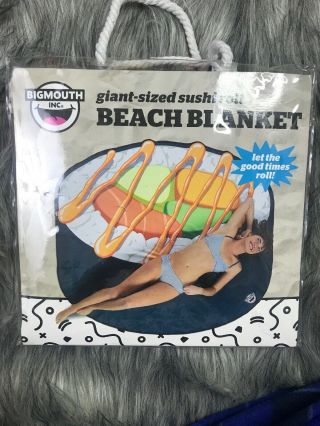 Bigmouth Beach Blanket Giant Sushi Roll