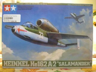 Tamiya 1/48 Heinkel He162a - 2 " Salamander " 61097