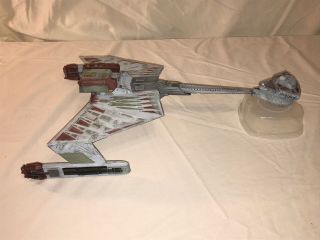 Vintage Klingon Battle Cruiser Star Trek Model Fully Built & Painted