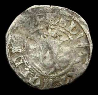 England.  Edward I.  1272 - 1307.  Ar Penny.  Durham.