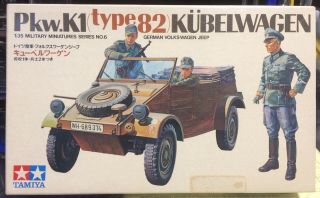 Tamiya 1/35 • Pkw.  K1 (type 82) Kubelwagen Plastic Model Kit (i)