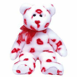 Ty Beanie Buddy - Smooch The Kisses Bear (13.  5 Inch) - Mwmts Stuffed Animal Toy