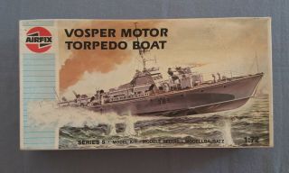 Vintage Airfix 1:72 Vosper Motor Torpedo Boat Model Kit 05280