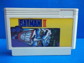 Vintage Famiclone Batman Ii Return Of The Joker Old Chips Famicom Nes Cartridge