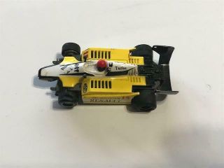 Tyco Slot Car - Renault F1 Black Tail - Yellow and Black F - 1 Race Car 3