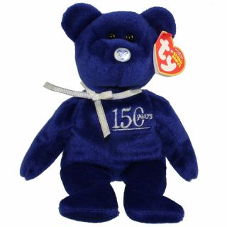 Ty Beanie Baby - Quiet The Bear (northwestern Mutual Exclusive) (8.  5 Inch) Mwmts