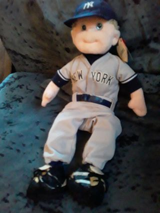 Ty Beanie Boppers Ny Yankees With Tag Fastball Freddie