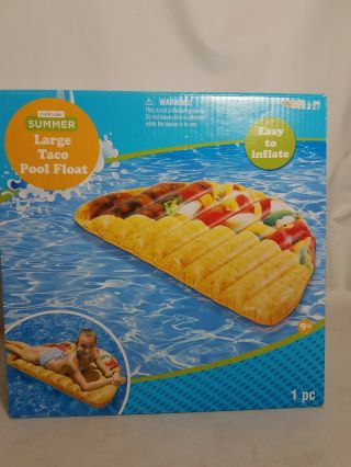 Inflatable Taco Pool Float