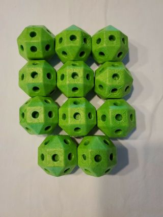 11 Green Replacement Balls For Discovery Kids Build & Play Construction Fort