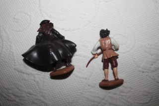 2 - Disney Pirates of the Caribbean Figures Decopack Jack Sparrow Will Turner 2