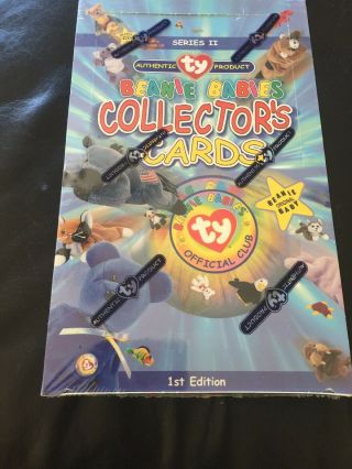 Ty Beanie Babies 1st Edition Series 2 Collectors Cards Factory Box