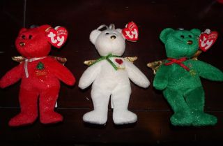 Set Of Three Jingle Beanies