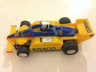 1989 Tyco Ho Slot Car Formula One F1 Kraco 18 Michael Andretti Indy F - 1 Minty