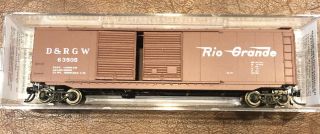 Microtrains N 50’ Standard Box Car Denver & Rio Grande Western 63505